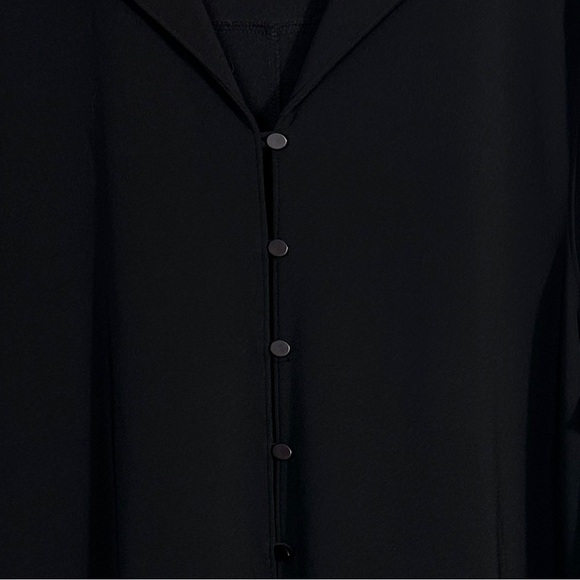 Nordstrom size 1X duster/jacket, button front, knee length, fall - Picture 3 of 11